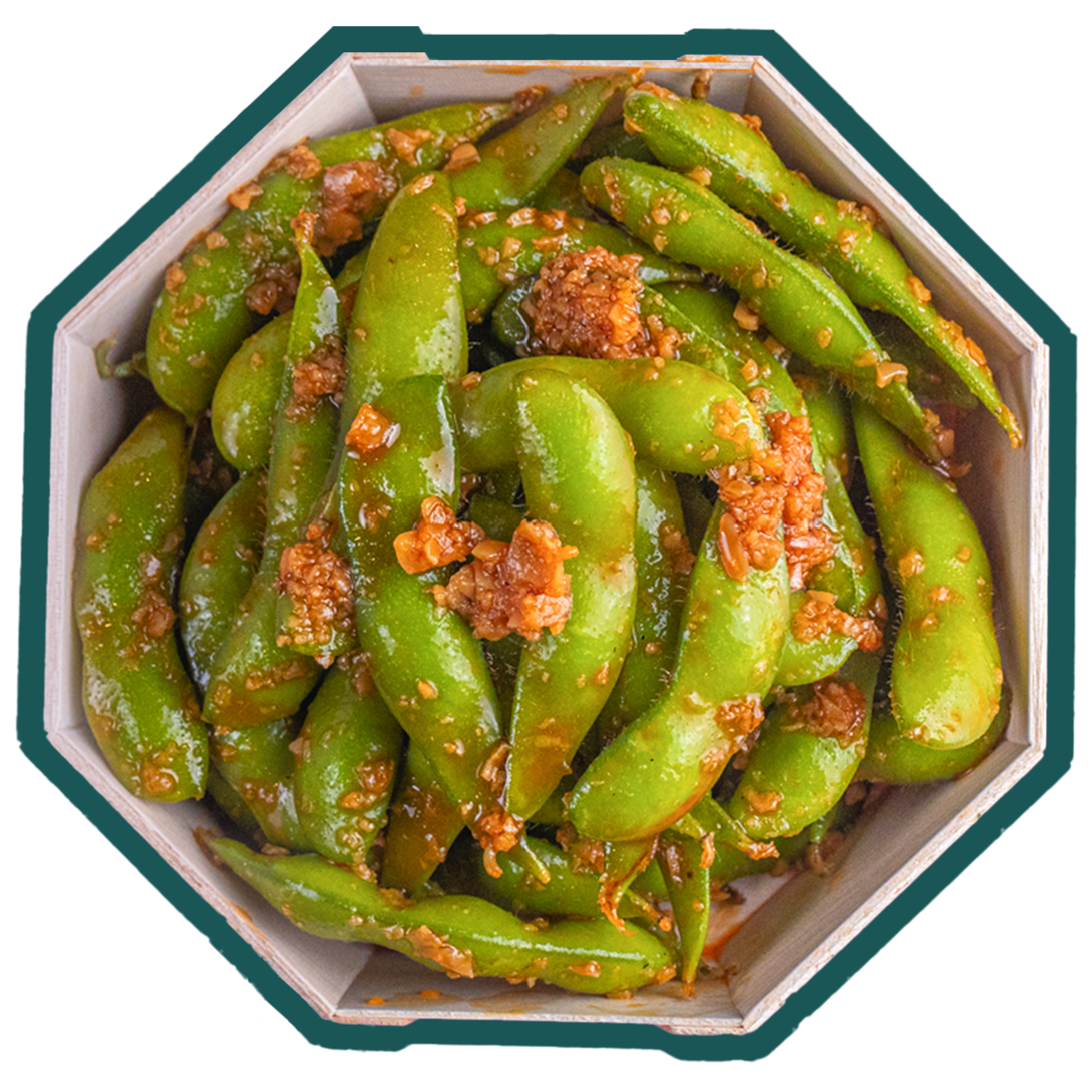 Signature Garlic Edamame
