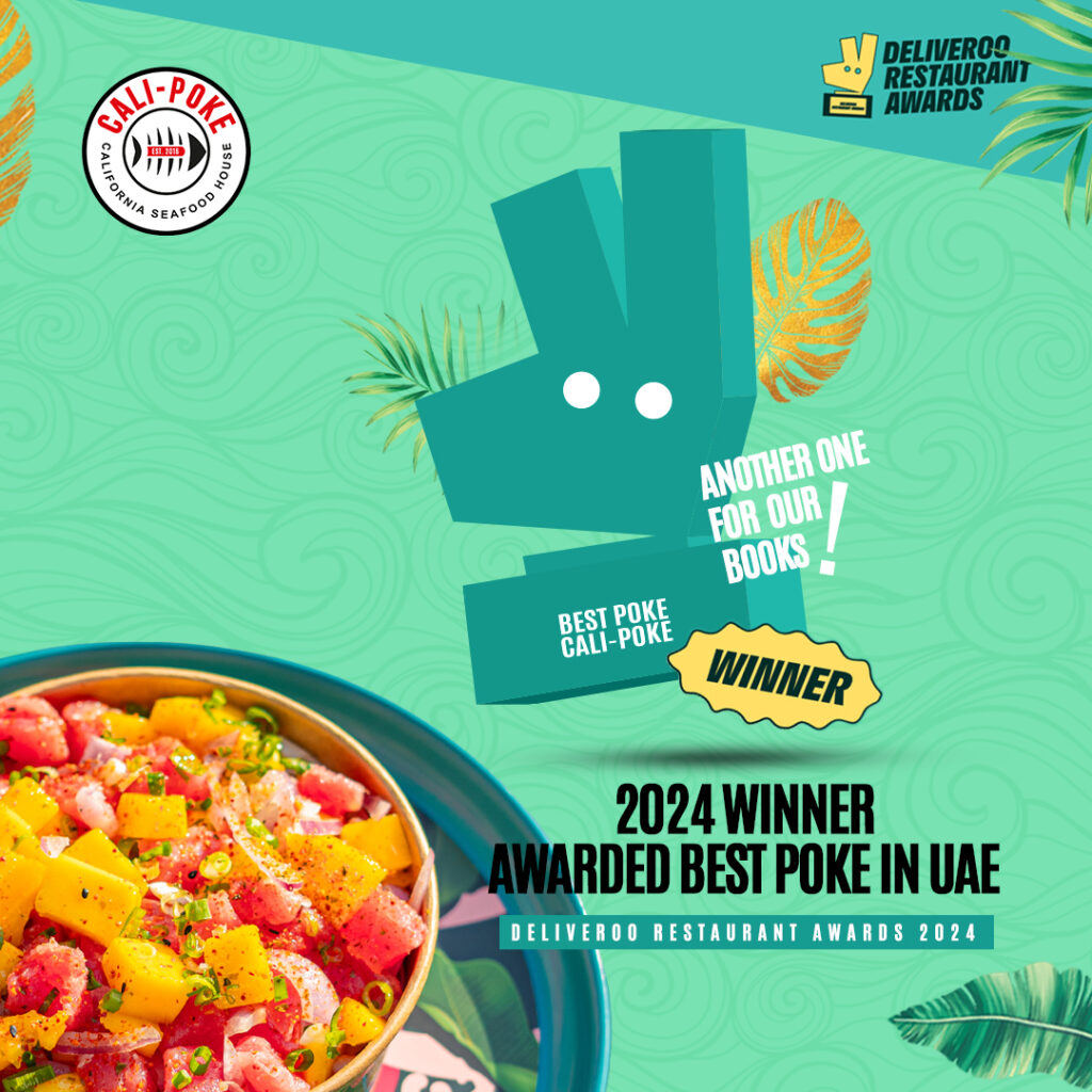 CALI-POKE, Best Poke, Deliveroo Restaurant Awards 2024 winner